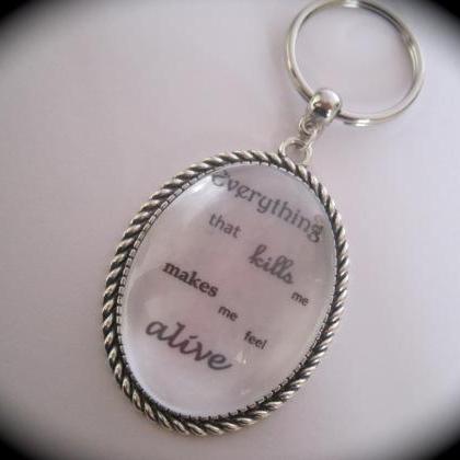 Quotation Keyring - Choose Your Own Personalised..