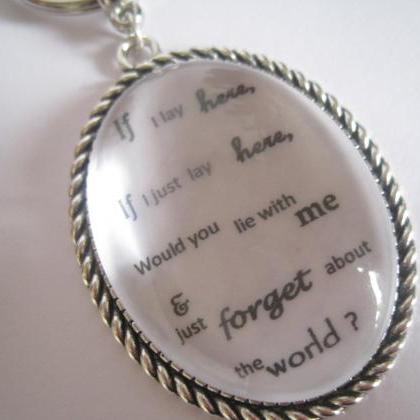 Quotation Keyring - Add Your Own Quotation ...