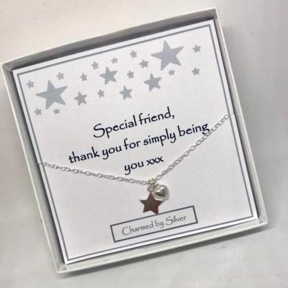 A Special Friend Gift - A Sterling Silver Heart..
