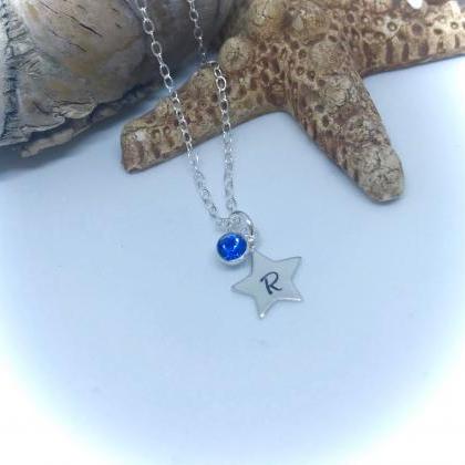 Sterling Silver Christening Wishing Star And..