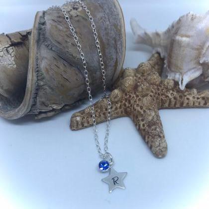 Sterling Silver Christening Wishing Star And..