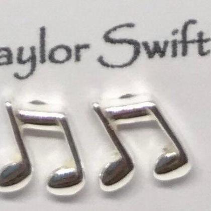 Taylor Swift Lyrics - Sterling Silver Music Note..