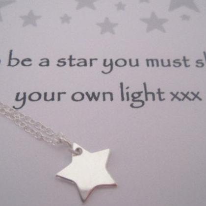 Sterling Silver Wishing Star Necklace