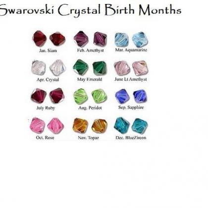 Swarovski Crystal Birthstone Birthday Birth Month..