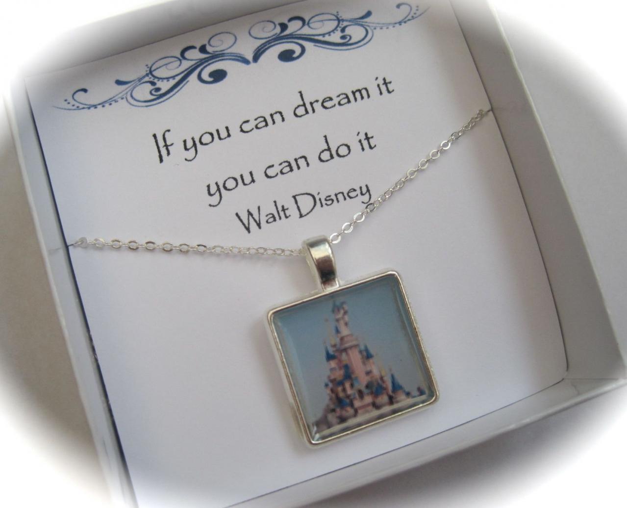 Memories Of The Magical Castle At Disneyland Paris - Memory Necklace