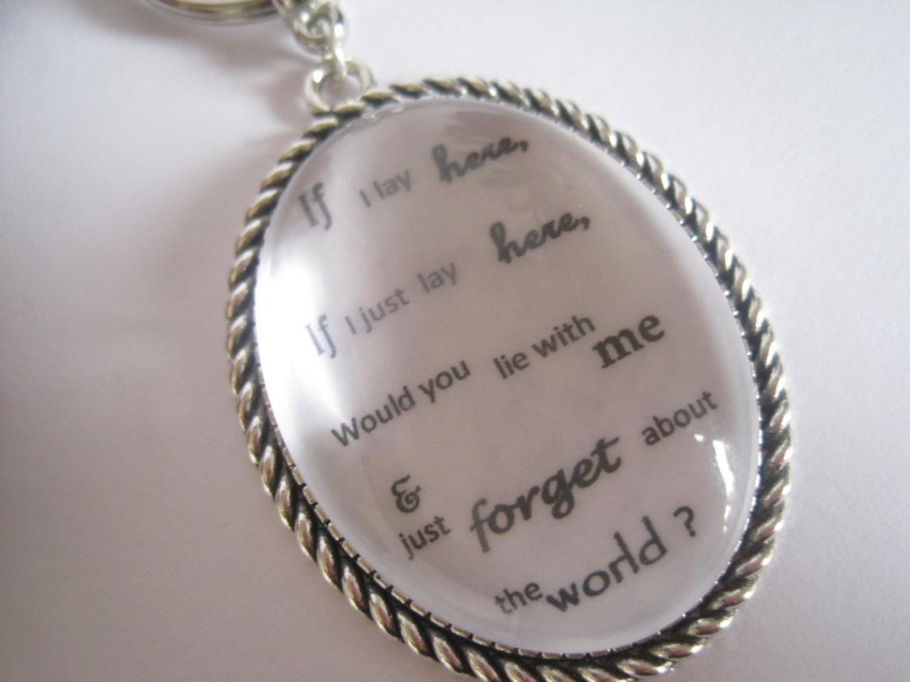 Quotation Keyring - Choose Your Own Personalised Quote