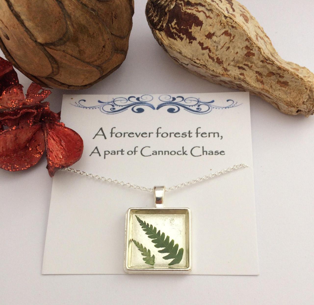 Forever Forest Fern Necklace - a perfect winter necklace
